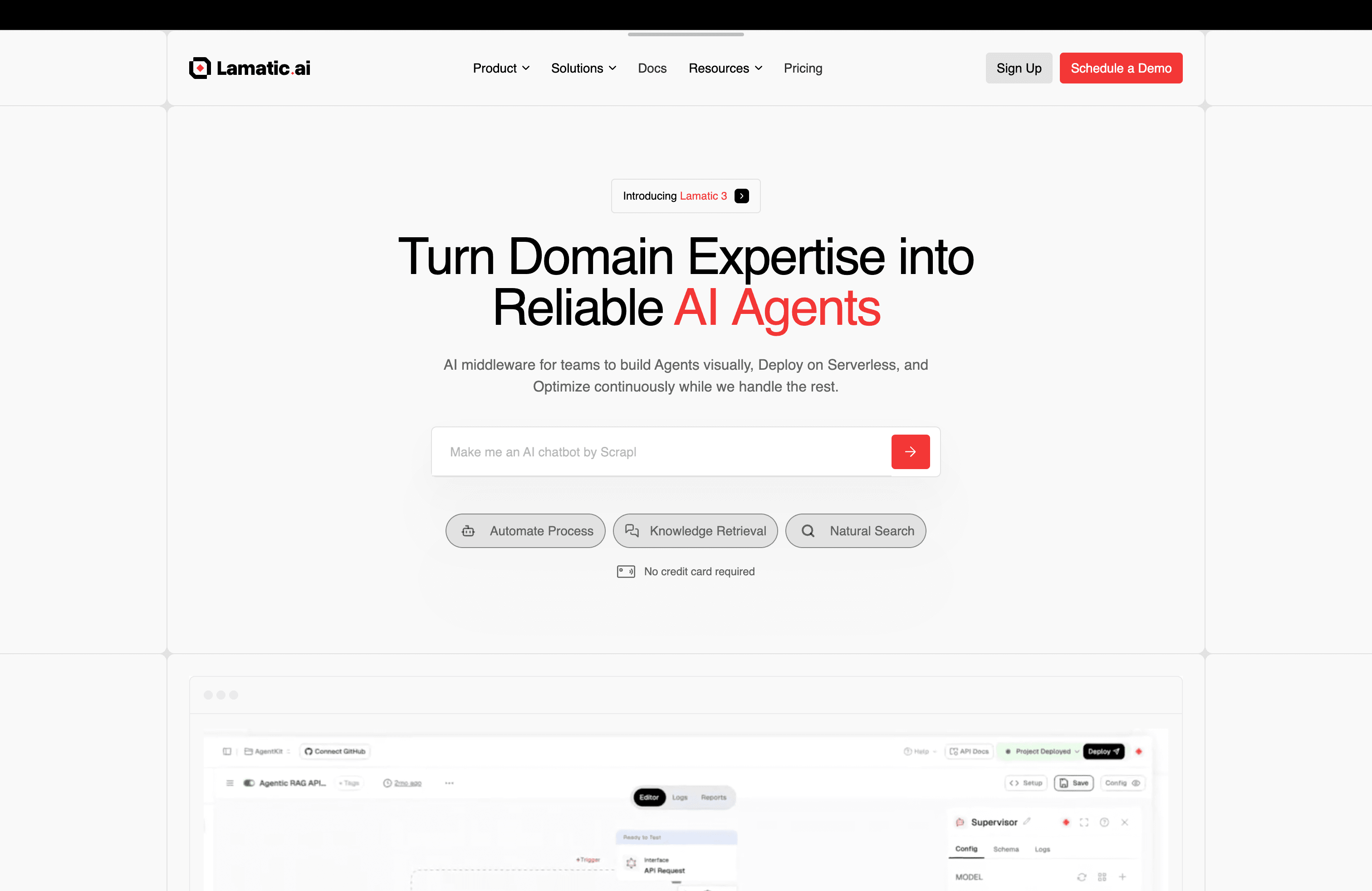 Lamatic AI interface